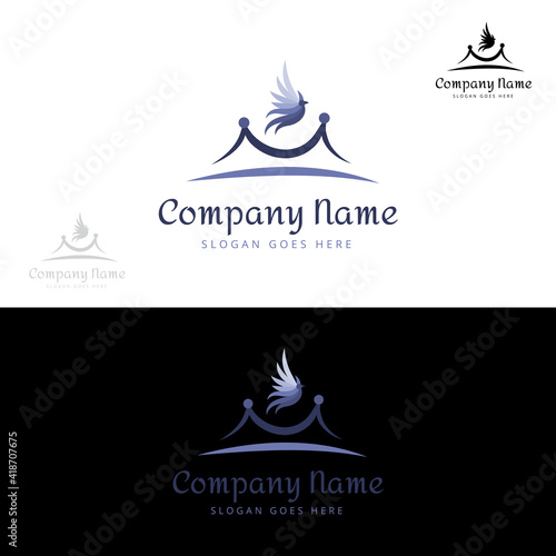 Pheonix bird logo template