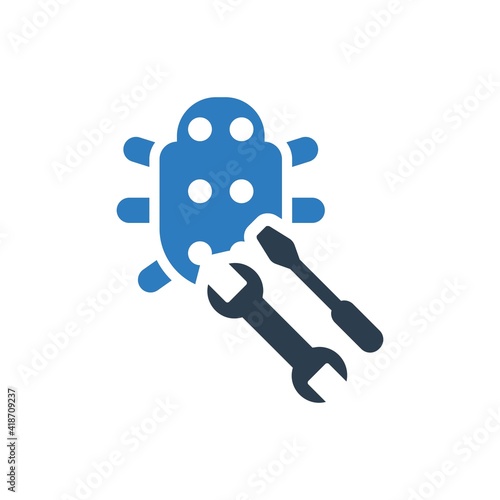 Bug fixing icon