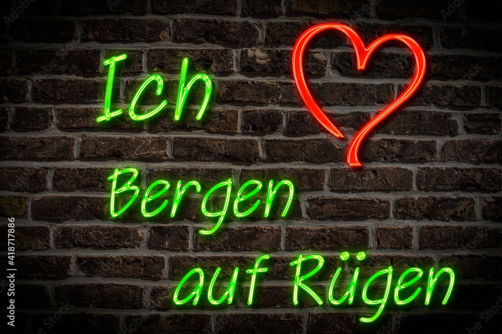 Fototapeta premium Bergen auf Rügen