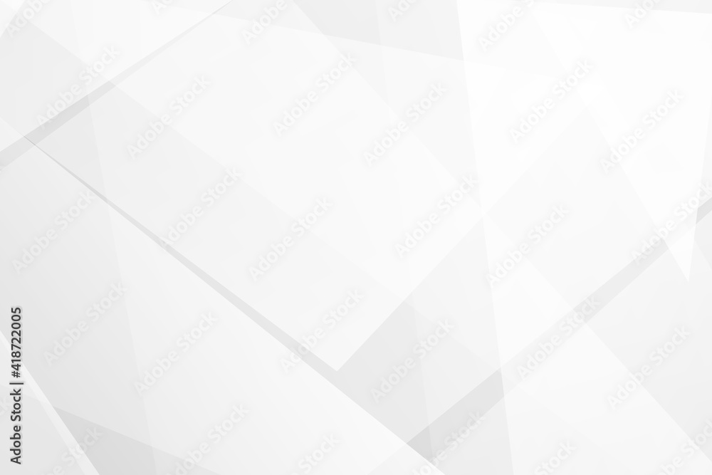 Fototapeta premium Abstract white and grey on light silver background modern design. Vector illustration EPS 10.