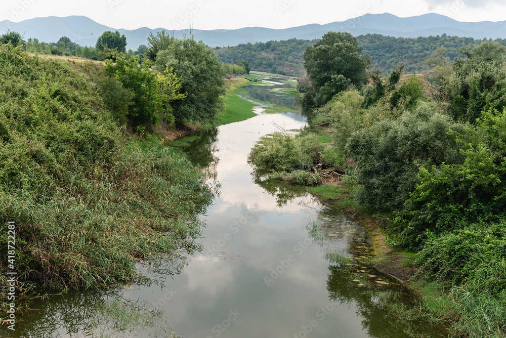 River at national Kerkini Park, Greece