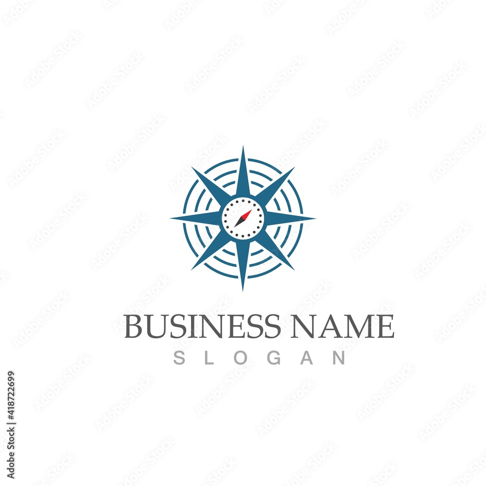 compass icon vector illustration template compass icon vector illustration template