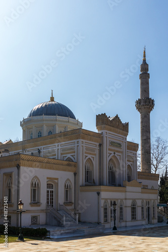 Yildiz Hamidiye Mosque and its exterior view