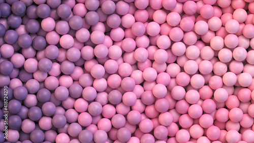 Colorful balls background. Abstract background with colorful gradient balls. Vector background