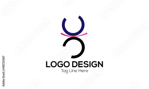 abstract logo design art .