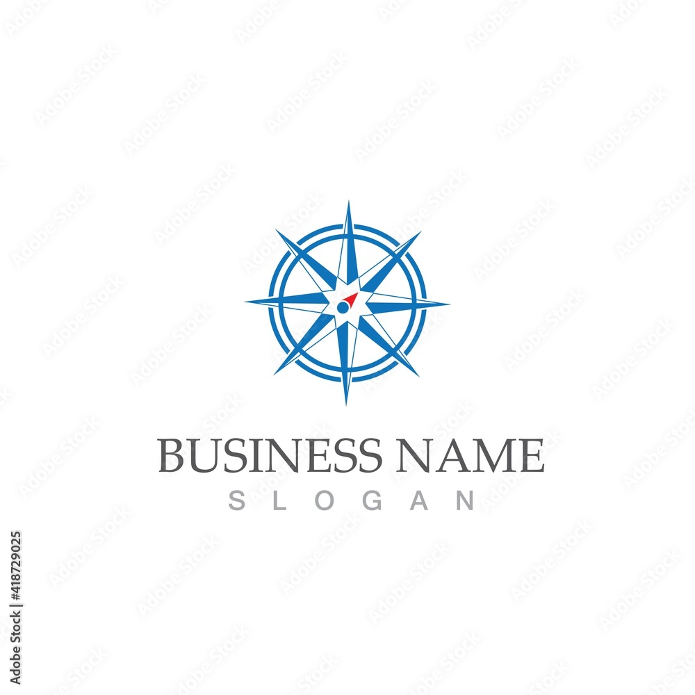 compass icon vector illustration template compass icon vector illustration template