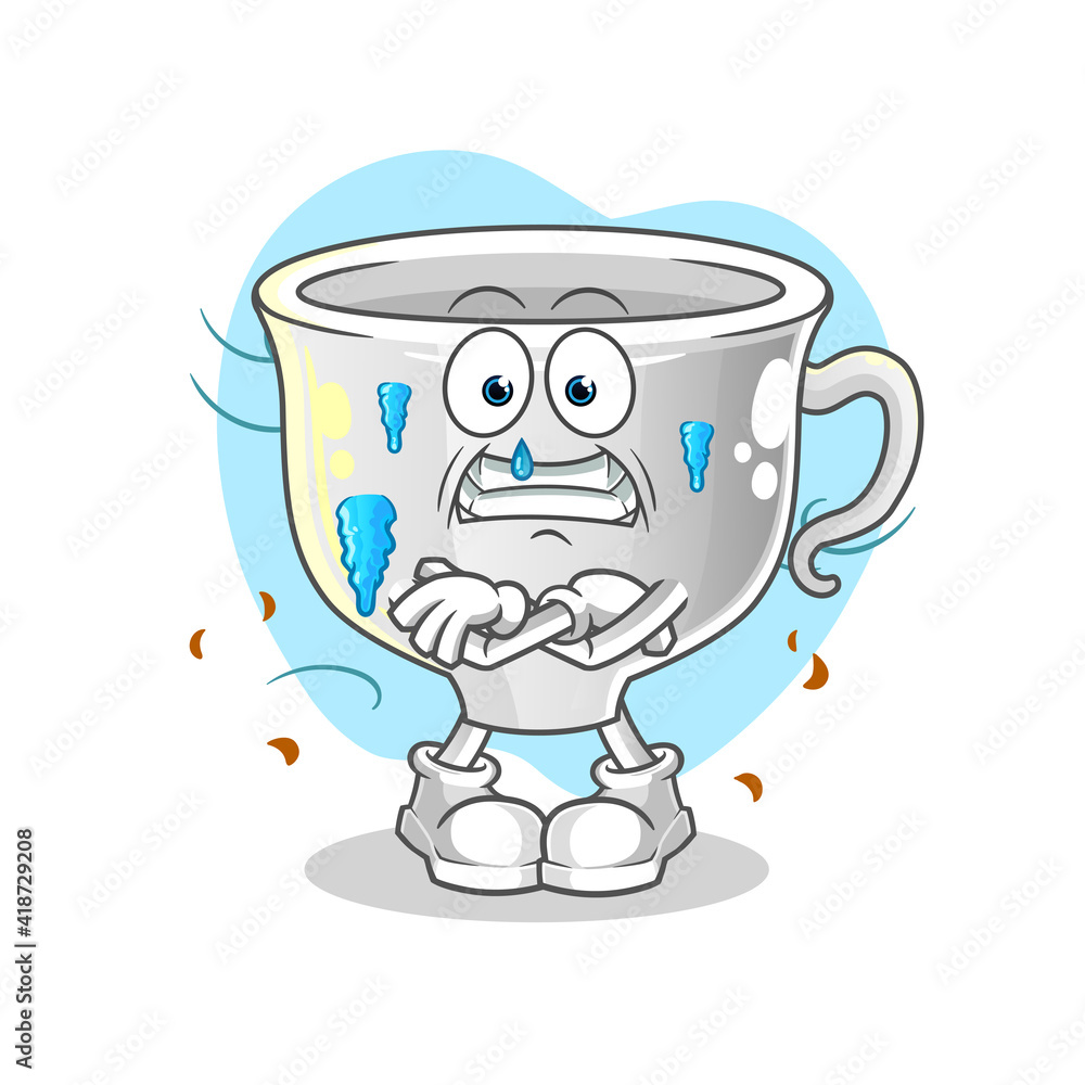 cup cold illustration. character vector cup cold illustration. character vector