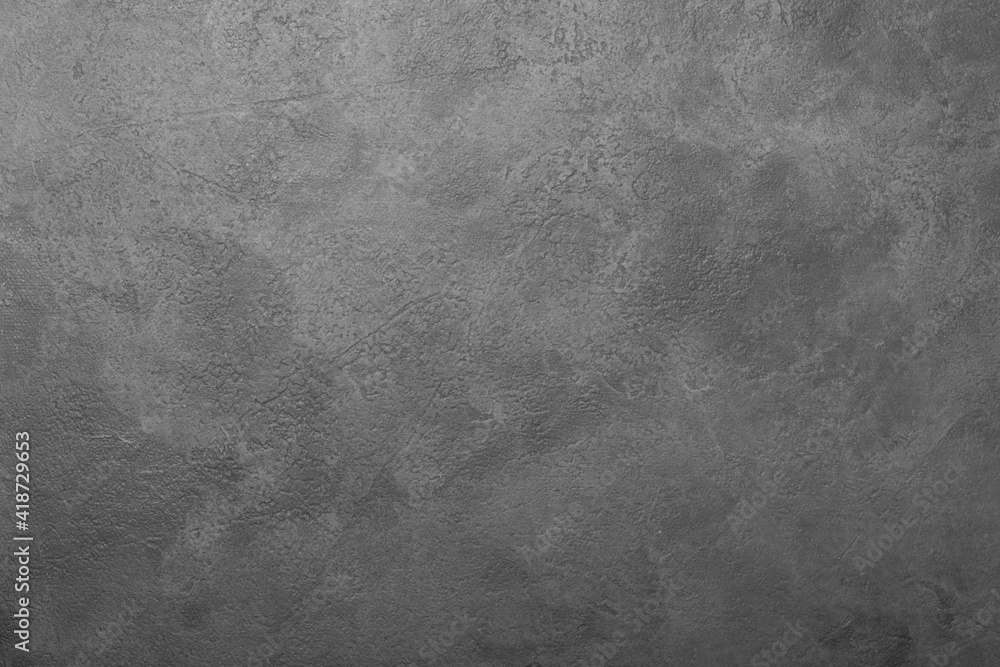 Naklejka premium Grey grunge textured wall. Copy space
