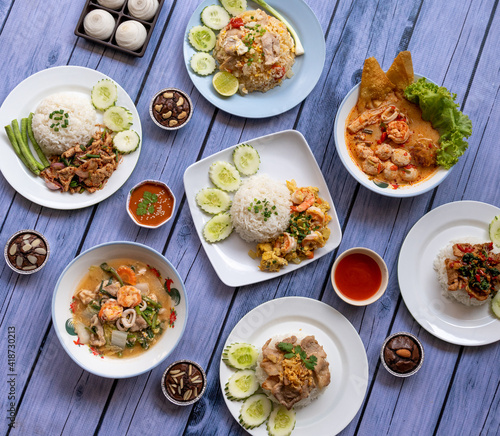 Thai Food Mixed Dishes Set 233009 © David