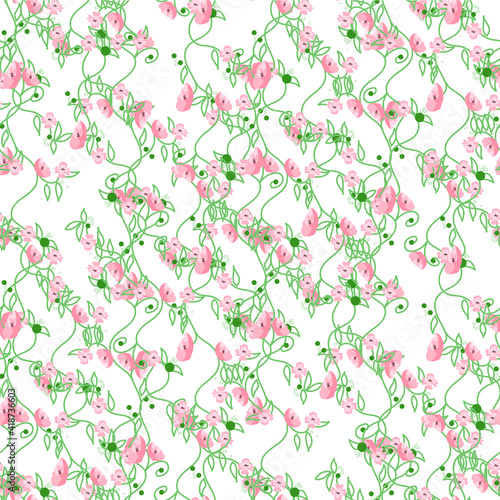 Wallpaper Mural  Graphic elements for creating a design. Modern and trendy abstract stripes, strokes, geometric shapes, floral seamless pattern Torontodigital.ca