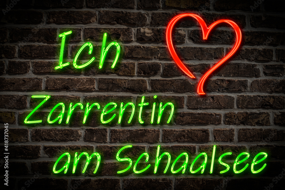 Obraz premium Zarrentin am Schaalsee