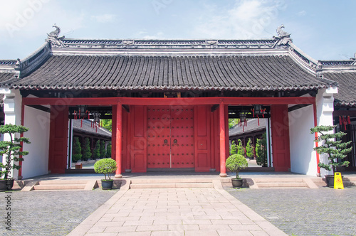 confucius temple gate shanghai china