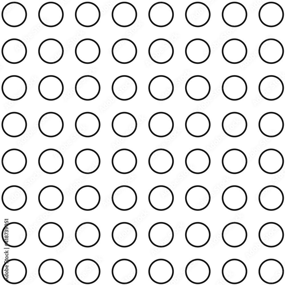 vector of abstract polka dot pattern monochrome minimal background.
