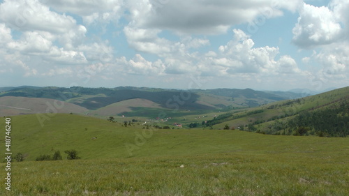Hills landscape in Serbia