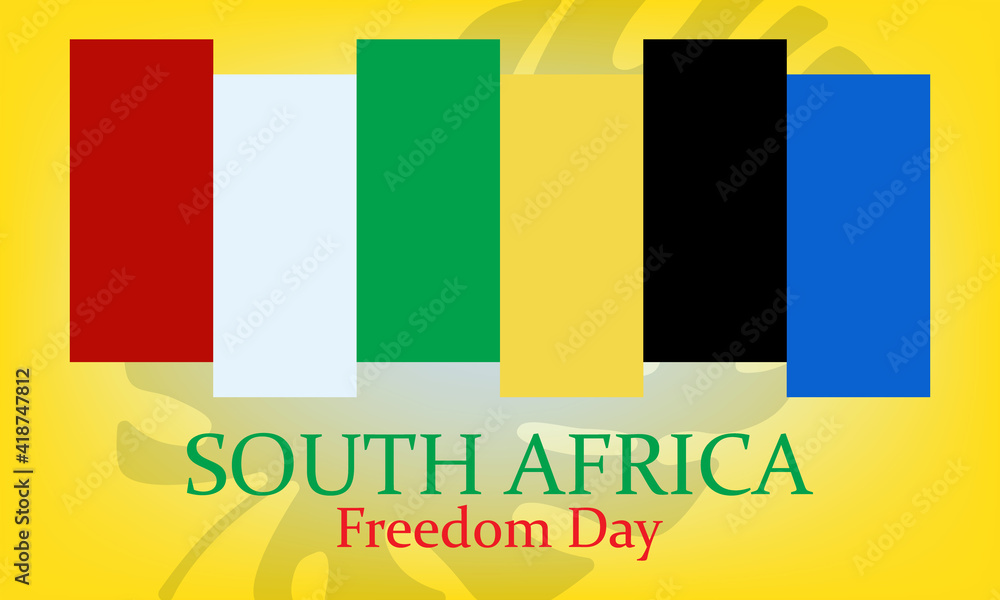 South Africa Freedom Day (Afrikaans: Vryheidsdag) is a public holiday in South Africa celebrated on 27 April. Background, poster, card, banner design. South Africa Freedom Day (Afrikaans: Vryheidsdag) is a public holiday in South Africa celebrated on 27 April. Background, poster, card, banner design.
