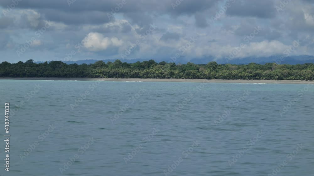 Empty wild beach of Corcovado national park Costa Rica Empty wild beach of Corcovado national park Costa Rica