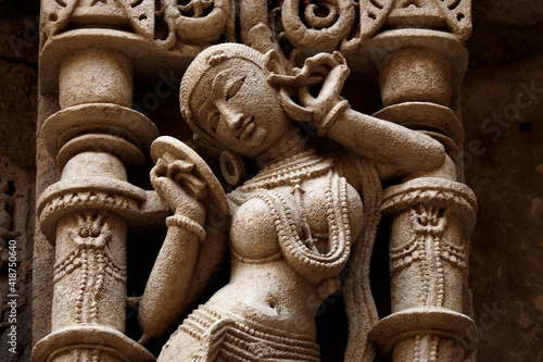 hindu temple sculpture of indian god