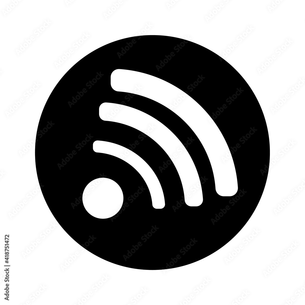 Wireless symbol, web and computer icon Wireless symbol, web and computer icon