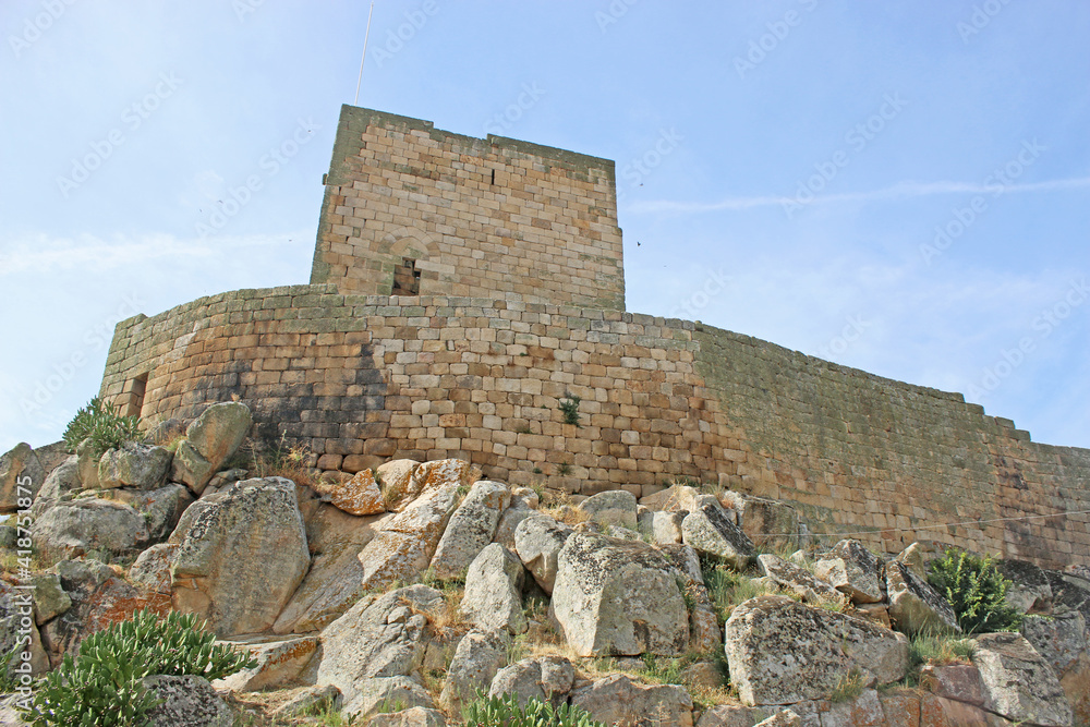 Castle of the ruined village of Marialva, Portugal	