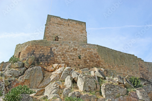 Castle of the ruined village of Marialva, Portugal 