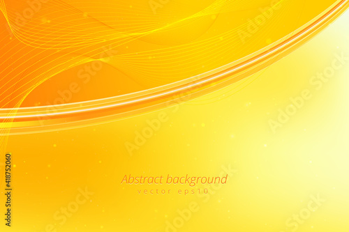 Yellow wave background
