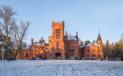 old castel in winter 