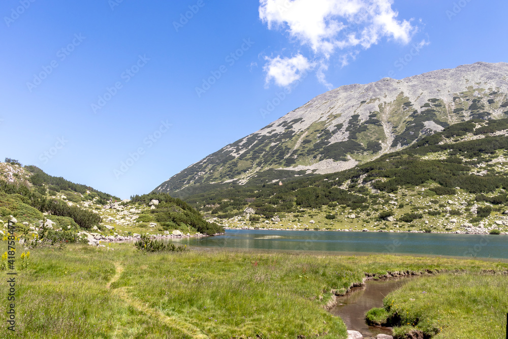 Pirin Mountain and Fish Banderitsa lake, Bulgaria