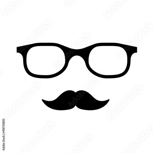 glasses, mustache, hipster, fashion, eyesight, eyeglasses, boy, eye, modern, human, male, groom, frame, face, web, retro, optical, optic, see, shave, wear, vision, style, facial, old, moustache, silho
