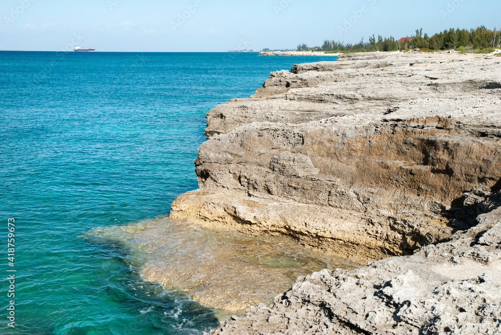 Grand Bahama Rocky Eroded Coastline