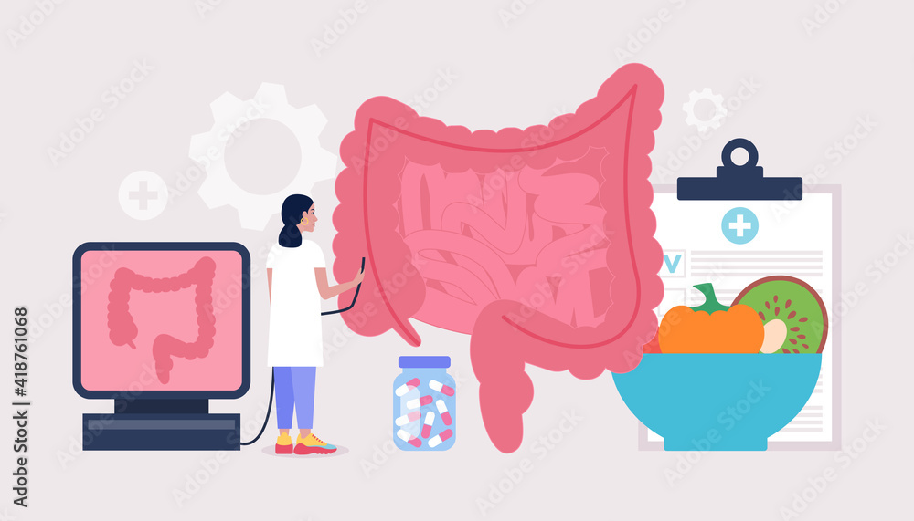 Proctology, Coloproctology concept Proctology, Coloproctology concept