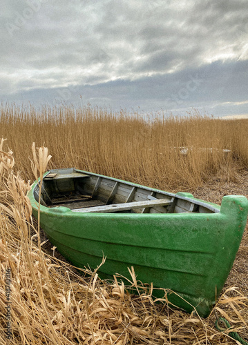 abandoned boat
