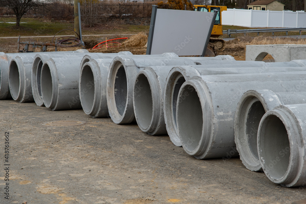 concrete waste pipes
