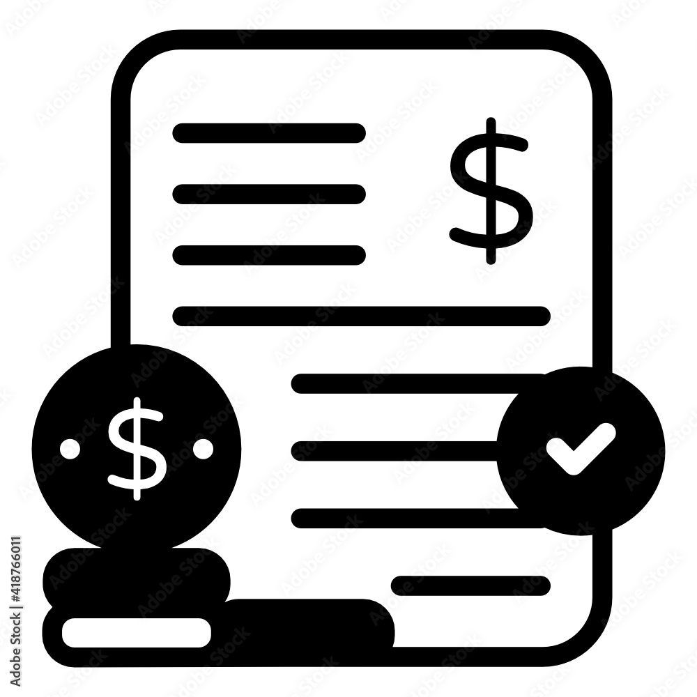 Calculator and chart denoting solid icon of recession Calculator and chart denoting solid icon of recession