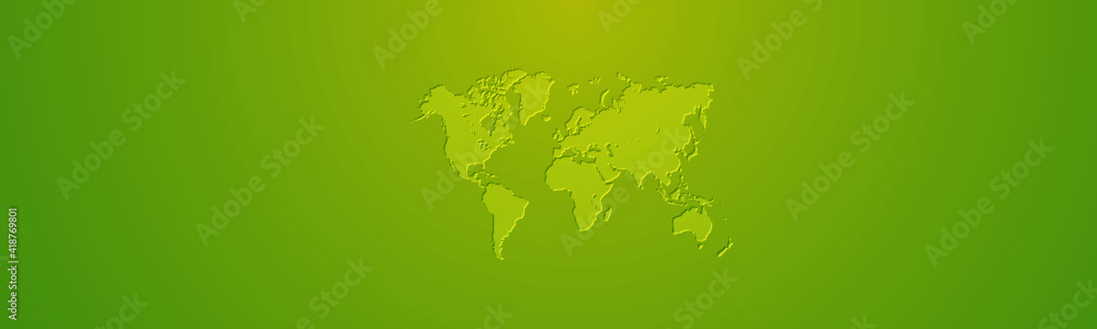 Tree Green World Map Background Tree Green World Map Background