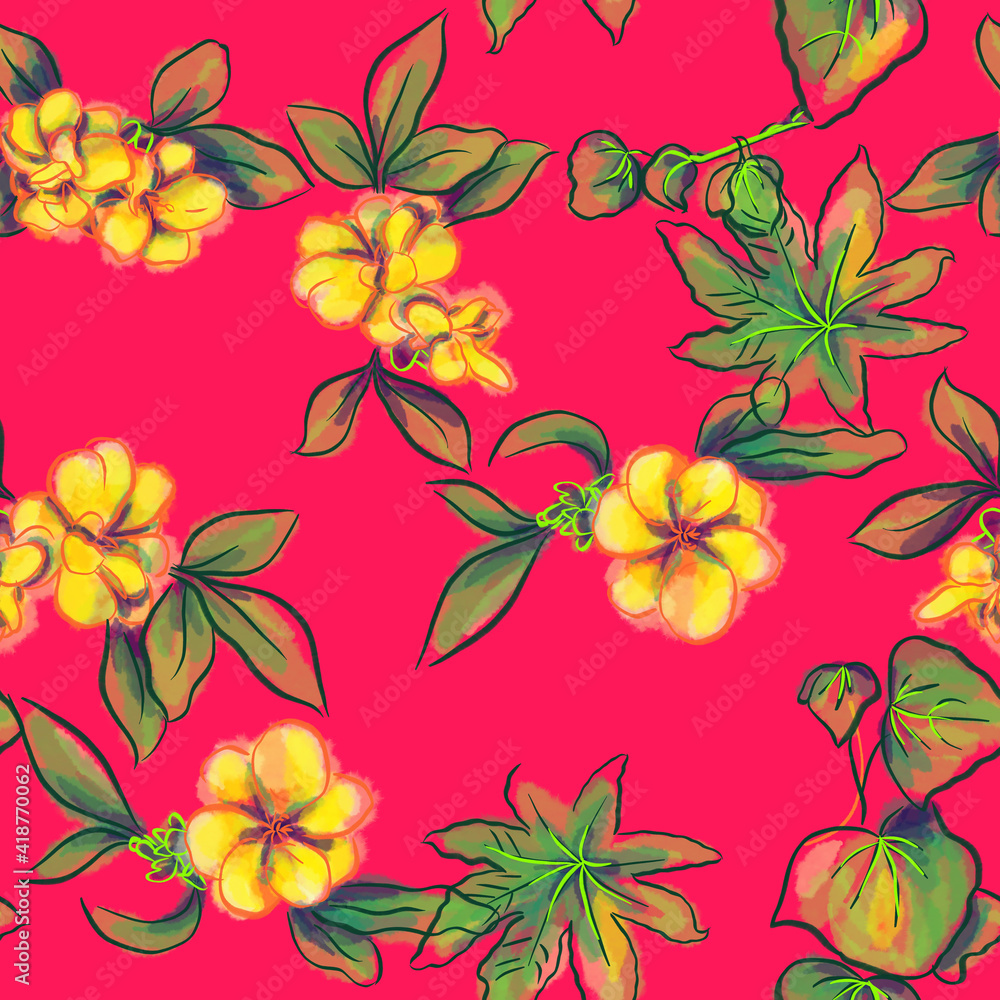 seamless floral pattern seamless floral pattern