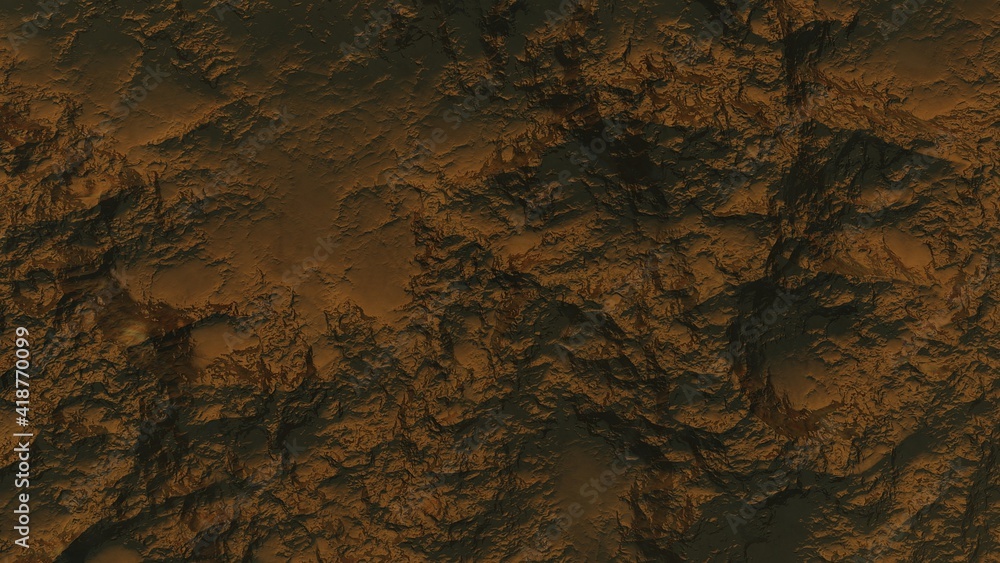 Naklejka premium abstract aerial view, abstract cosmic texture, top view of alien planet, texture of th exo planet, abstract texture 3d render