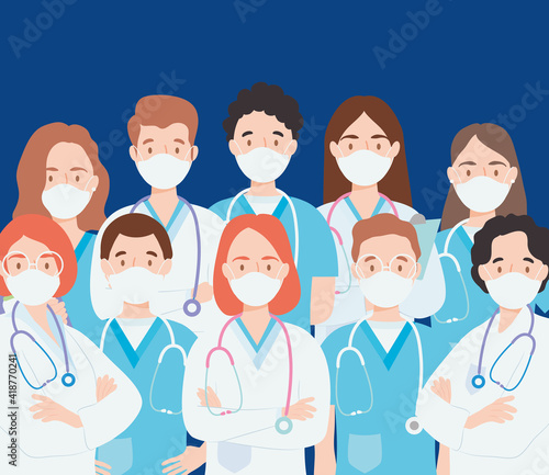 medical doctors team