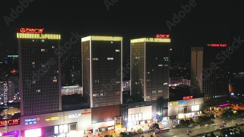 Wallpaper Mural Yichang skyline and Yangtze river  Hubei Province, China  Torontodigital.ca