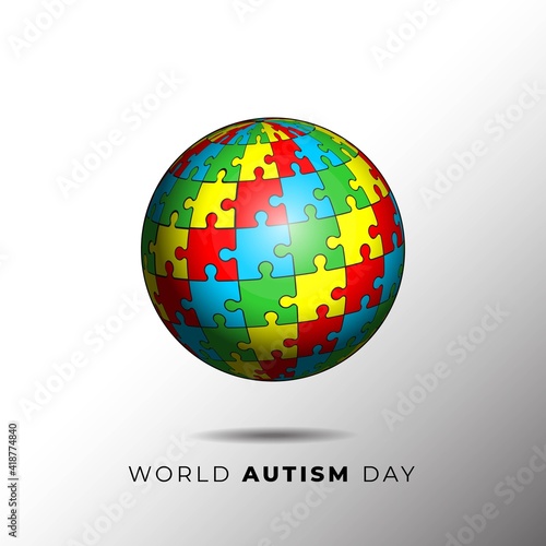 puzzle ball vector illustration.