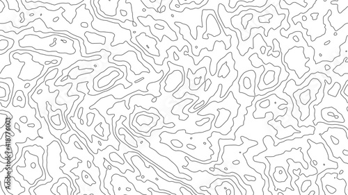 Vector contour topographic map background. Topography and geography map grid abstract backdrop. Business concept. Vector illustration © Nabugu