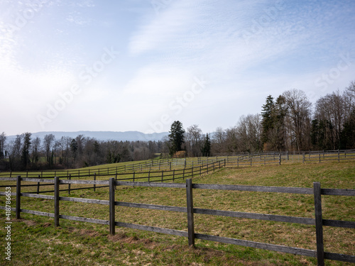 Zaun auf der Pferderanch