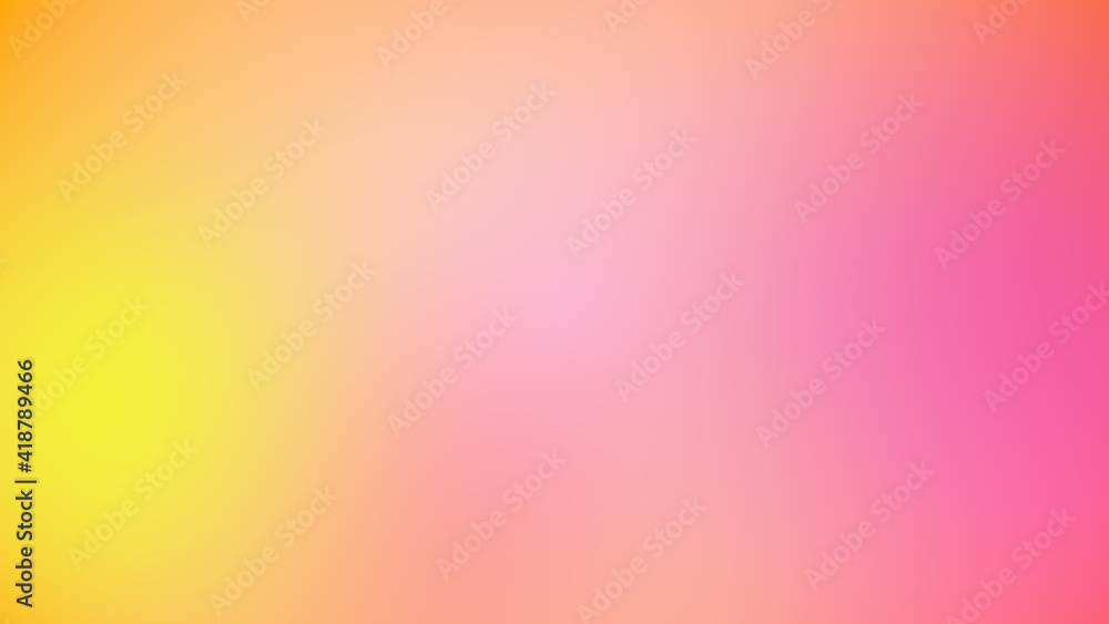 Obraz premium Abstract gradient red orange and pink soft colorful background. Modern horizontal design for mobile app.
