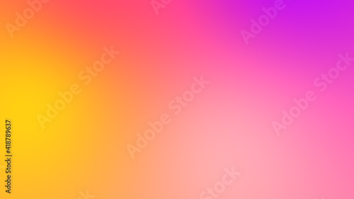 Abstract gradient red orange and pink soft colorful background. Modern horizontal design for mobile app.