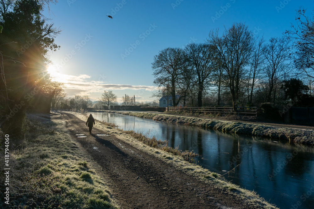 Beautiful Sunrise at Irish Canal Beautiful Sunrise at Irish Canal