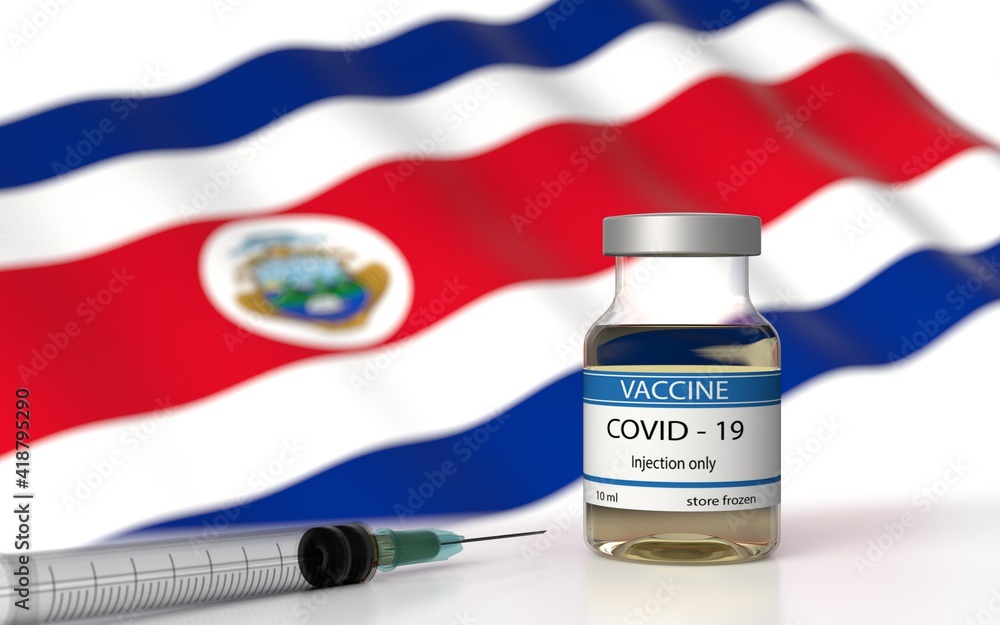 COVID 19 Vaccine approved and launched in Costa Rica. Corona Virus SARS