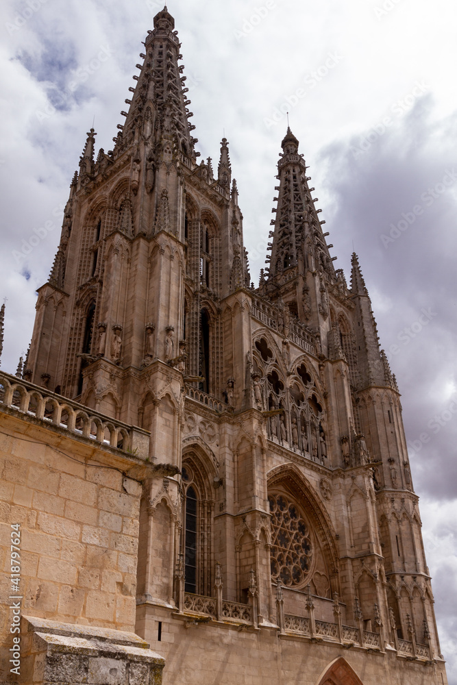 Burgos' Cathedral Main Facade