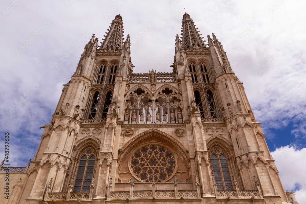 Burgos' Cathedral main facade
