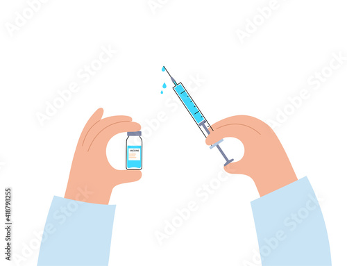 Global vaccination concept