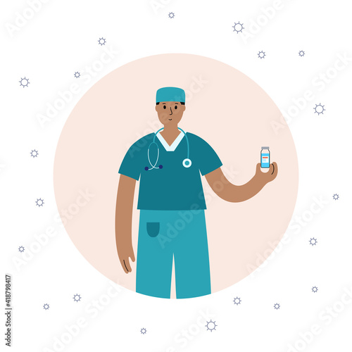 Global vaccination concept