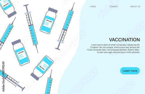 Global vaccination concept